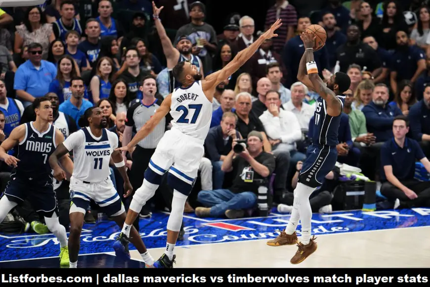 dallas mavericks vs timberwolves match player stats