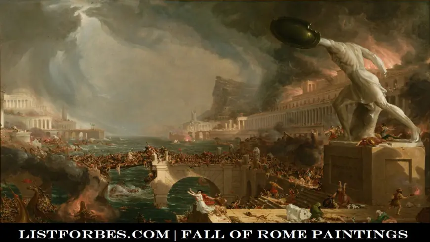 The Fall of Rome Painting: Visualizing the End of Empire