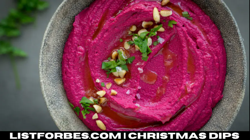 Hummus Trio Classic, Roasted Garlic, and Beet